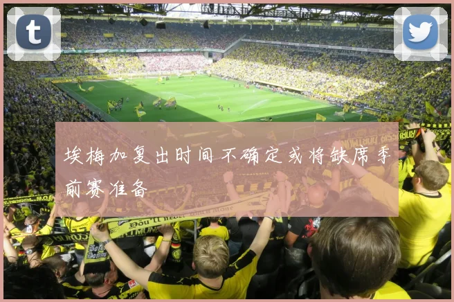 埃梅加复出时间不确定或将缺席季前赛准备